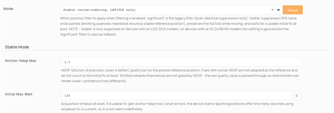 GPS Filtering