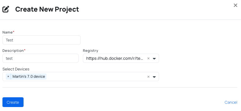 Create Docker Project