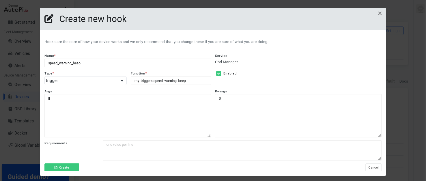 Creating a custom hook