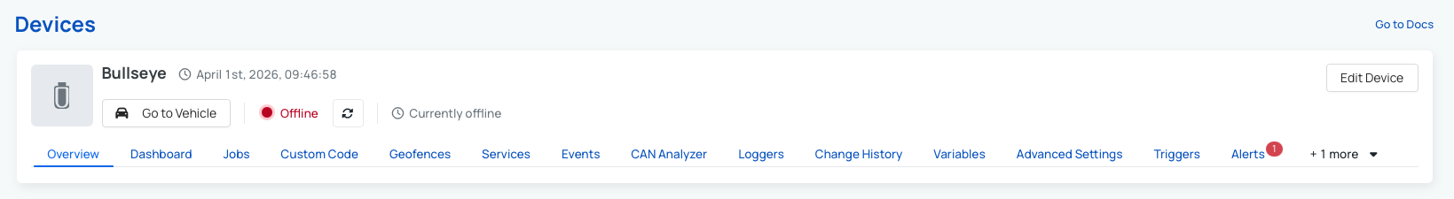 Device Overview Details
