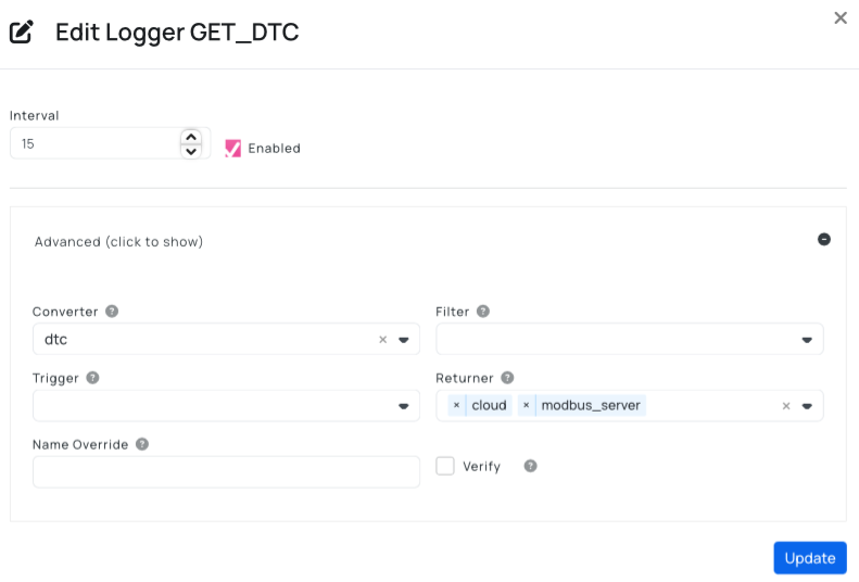 Create a DTC Logger