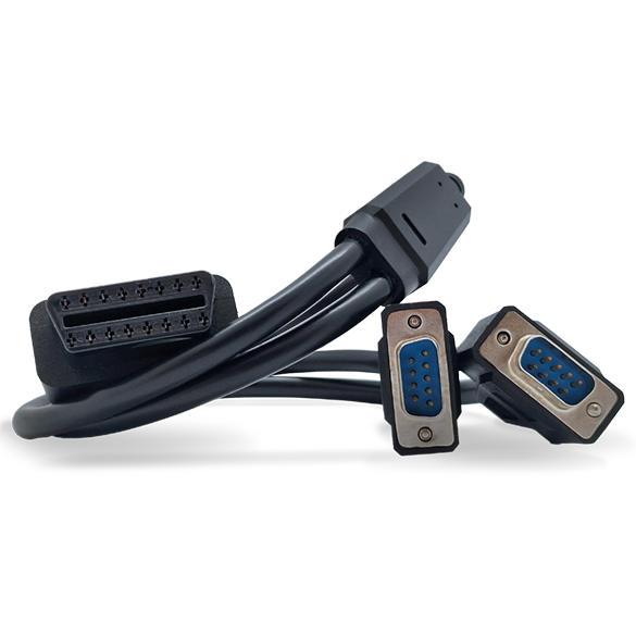 OBD-II to dual DB9 pinout