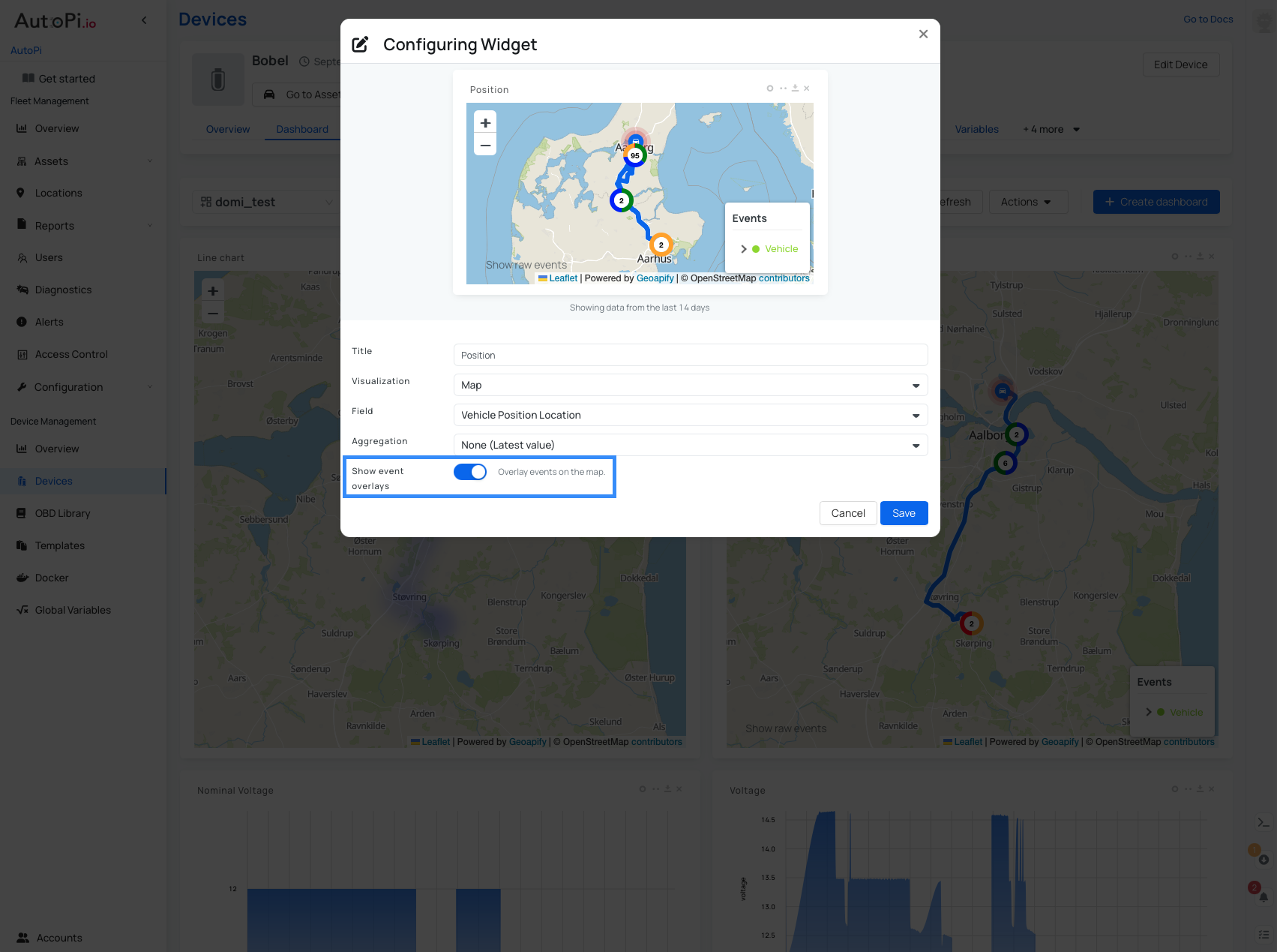 Position Map Setting